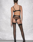 %shop_name_% Fleur du Mal_Top Stitch Convertible Bra, Garter Belt and Thong Set _ Lingerie Sets_