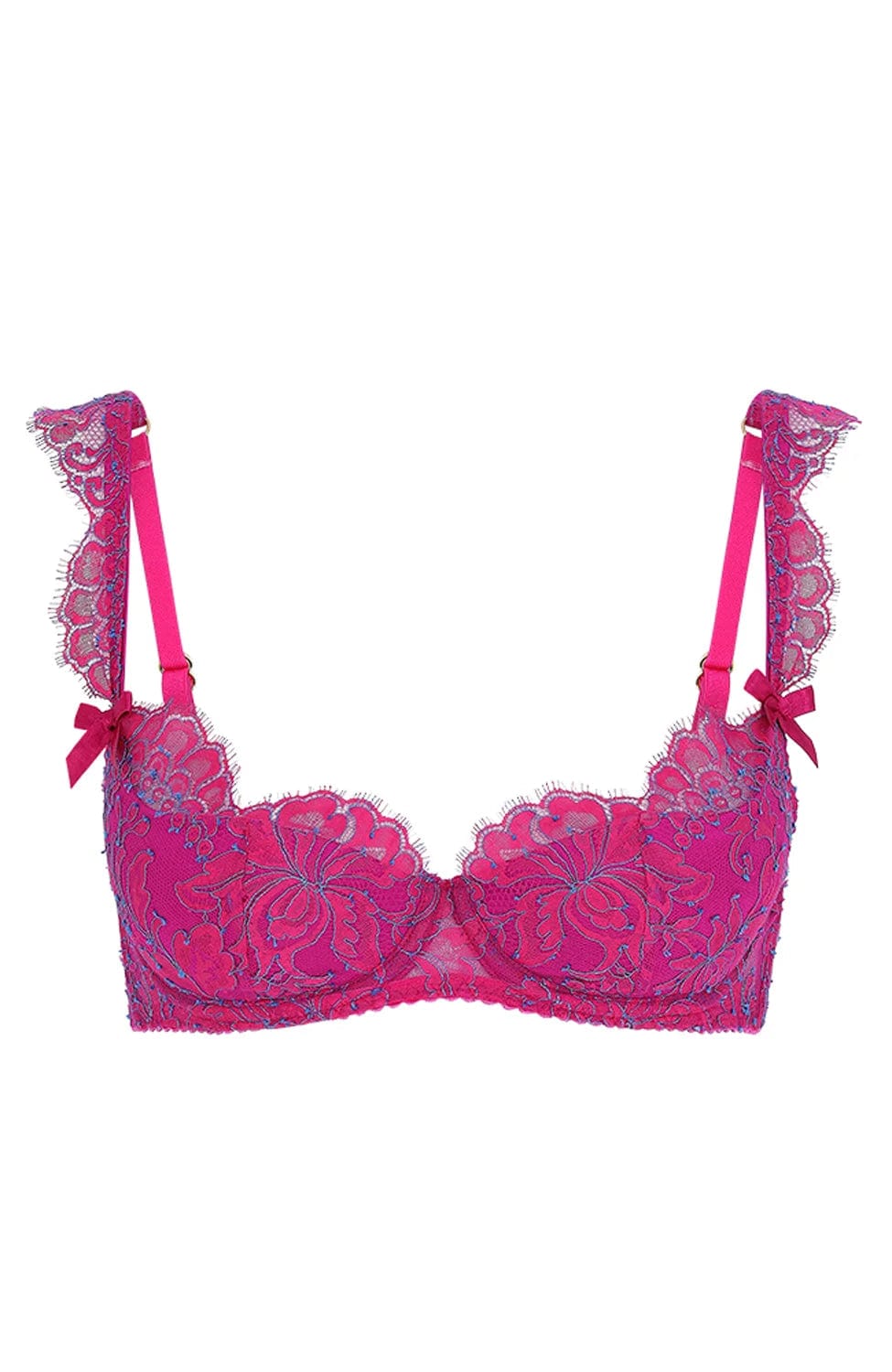 Sheer Lingerie Agent Provocateur Bras Magenta / 32B Emiliana Bra