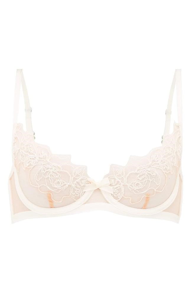 Sheer Lingerie Agent Provocateur Bras Ivory / 9001 / 32F/DDD/E Lindie Bra