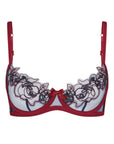 Sheer Lingerie Agent Provocateur Bras Plum Navy / 32C Lindie Bra