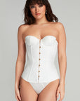 Sheer Lingerie Agent Provocateur Bras Mercy Satin Corset