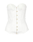 Sheer Lingerie Agent Provocateur Bras White / 9001 / 1 Mercy Satin Corset