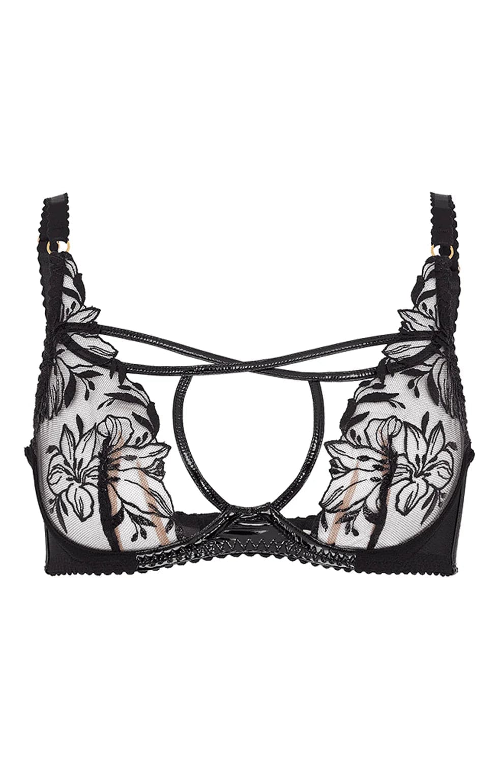 Sheer Lingerie Agent Provocateur Bras Black / 32C Ozella Bra