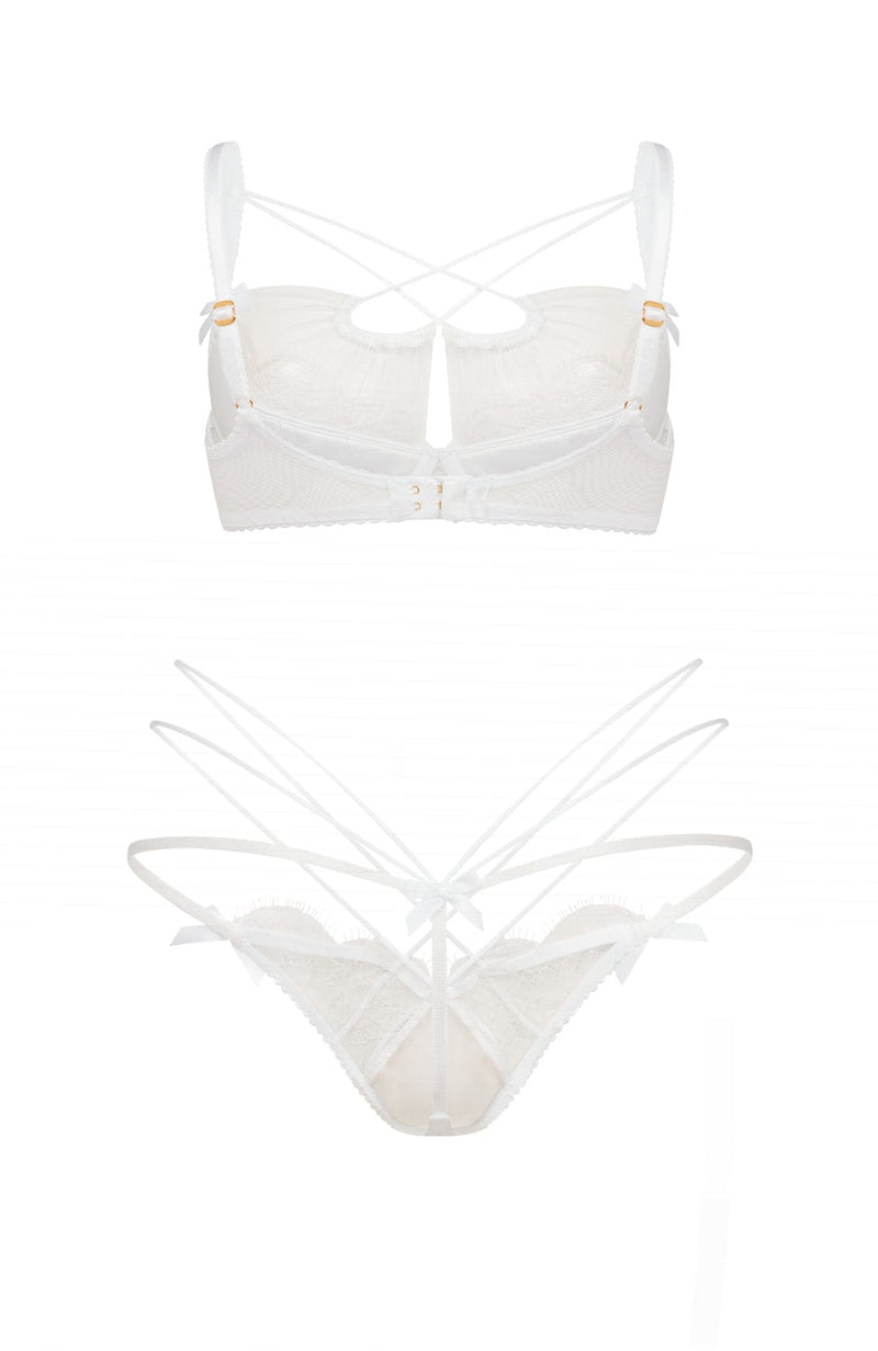 Halley Bra and Thong Set-Lingerie Sets-Agent Provocateur-SHEER, SHEER, Luxury lingerie brand, Luxury lingerie Hong Kong, Designer lingerie HK, Designer lingerie online, International luxury lingerie, Luxury lingerie gift ideas, buy lingerie online, Designer lingerie global delivery, Luxury lingerie shipping to Australia, Luxury lingerie shipping to Singapore