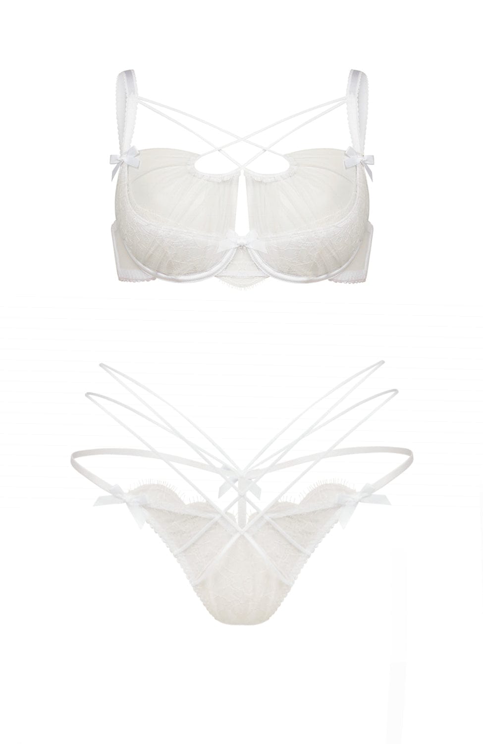 Sheer Lingerie Agent Provocateur Lingerie Sets Halley Bra and Thong Set