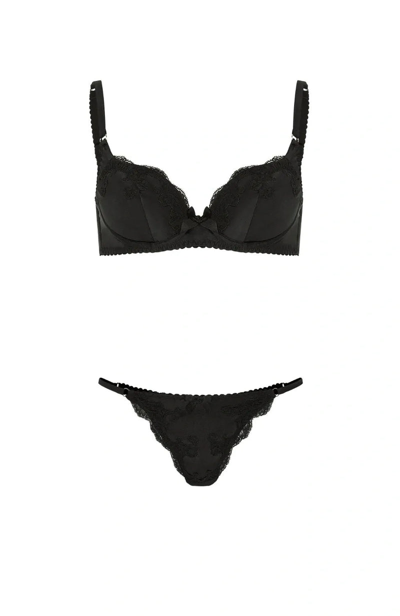 Sheer Lingerie Agent Provocateur Lingerie Sets Molly Balcony Bra and Thong Set