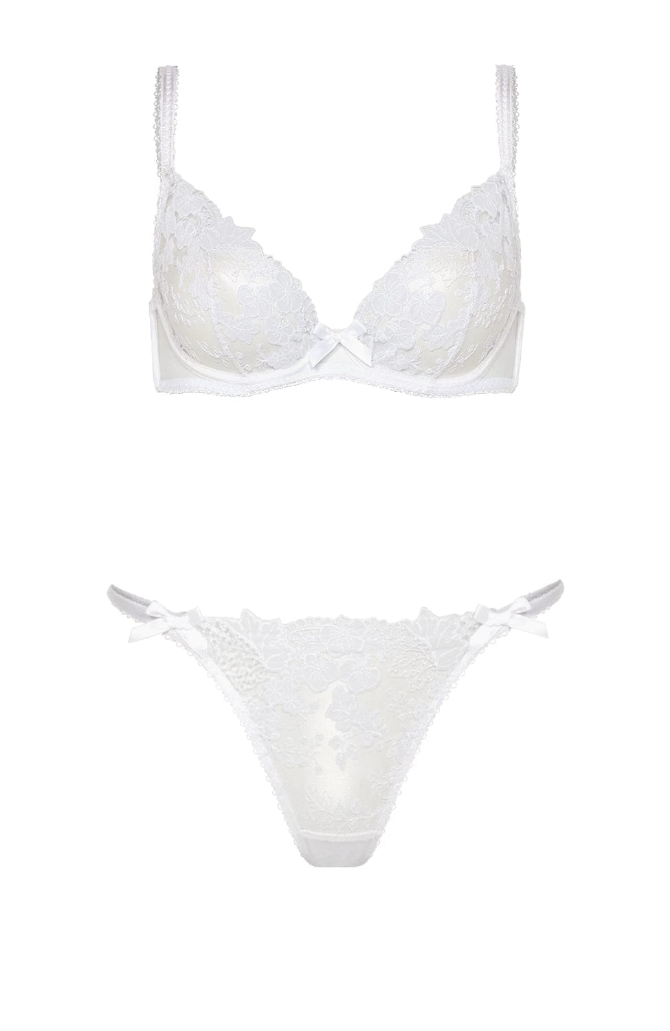 Sheer Lingerie Agent Provocateur Lingerie Sets Posy Bra and Thong Set