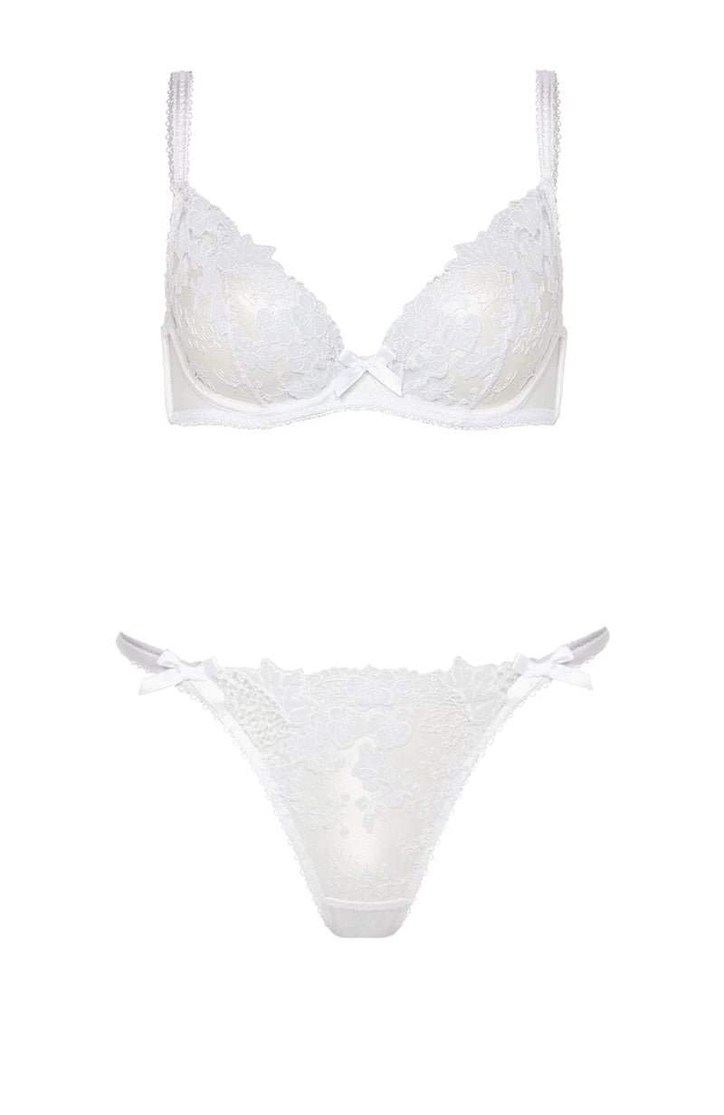Sheer Lingerie Agent Provocateur Lingerie Sets Posy Bra and Thong Set
