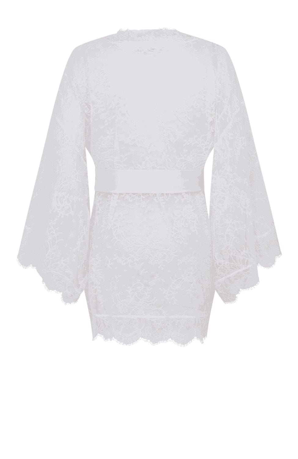 Sheer Lingerie Agent Provocateur Loungewear White / 9001 / O/S Daniela Kimono