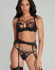 Sheer Lingerie Agent Provocateur Underwear Halley Suspender