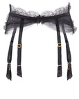 Sheer Lingerie Agent Provocateur Underwear Black / 0 Halley Suspender