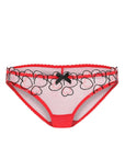 Sheer Lingerie Agent Provocateur Underwear Red Black / 1 Maysie Brief