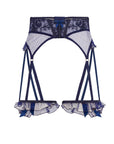 Sheer Lingerie Agent Provocateur Underwear Navy / 1 Rosia Suspender