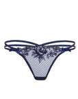 Sheer Lingerie Agent Provocateur Underwear Navy / 1 Rosia Thong