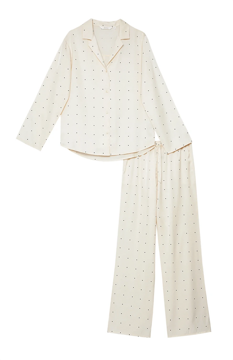 Sheer Lingerie Aruelle Loungewear Alba Long Pajama Set