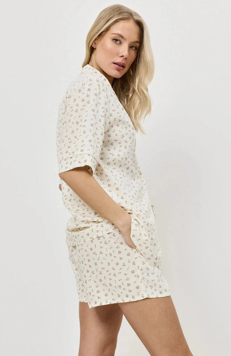 Sheer Lingerie Aruelle Loungewear Caprielle Short Pajama Set