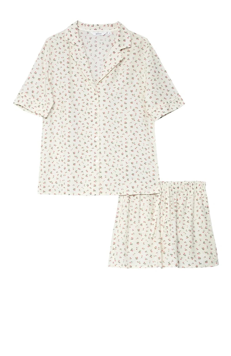 Sheer Lingerie Aruelle Loungewear Caprielle Short Pajama Set