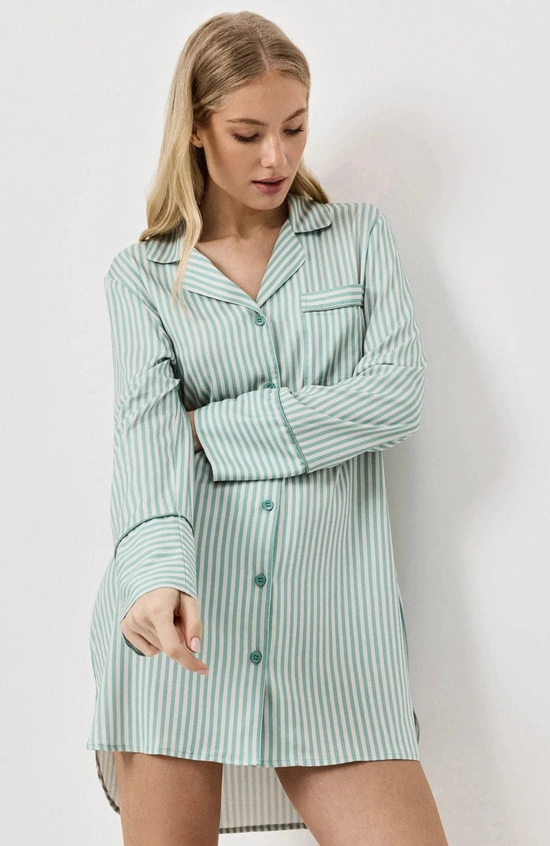 Sheer Lingerie Aruelle Loungewear Moss Nightdress