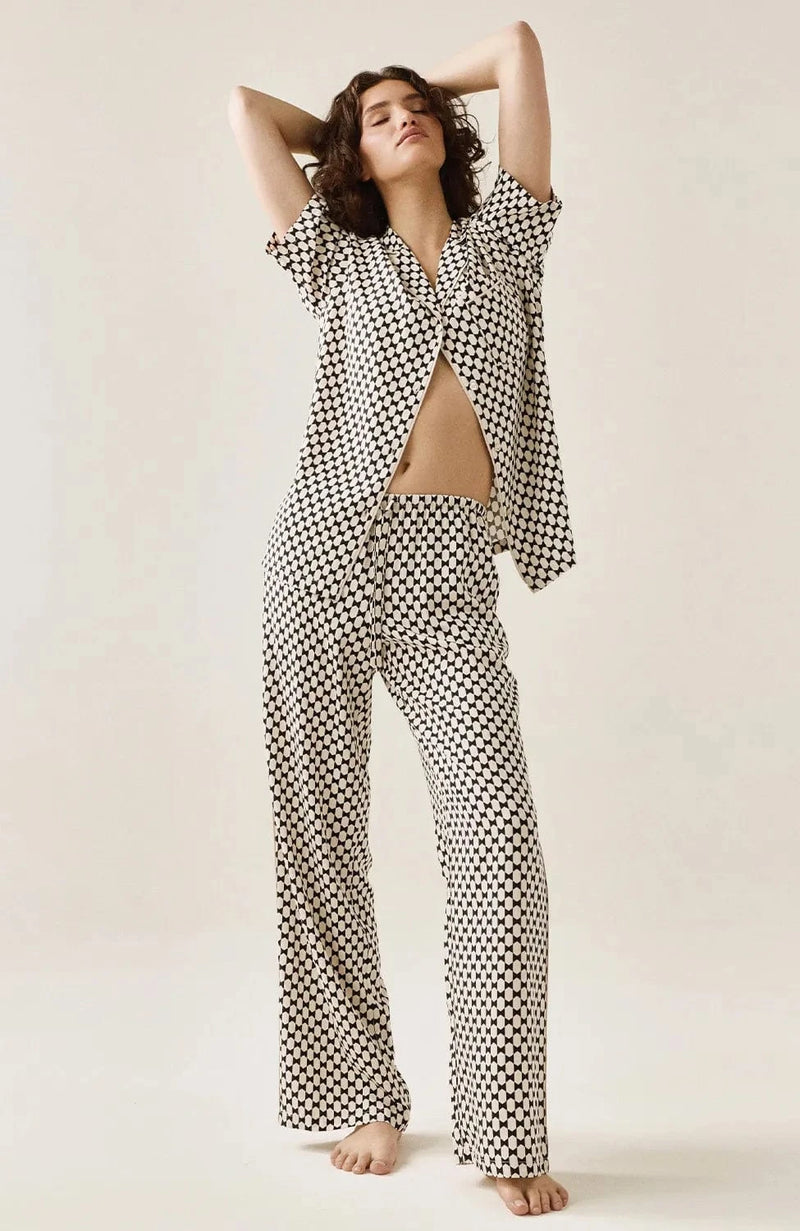 Sheer Lingerie Aruelle Loungewear Vesper Long Pajama Set