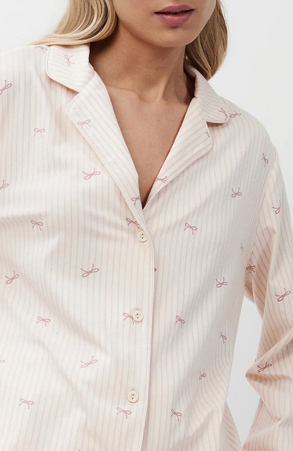 Sheer Lingerie Aruelle Loungewear Yvette Long Pajama Set