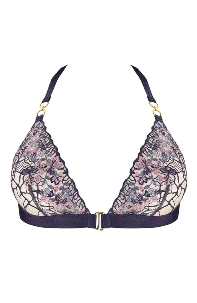 Sheer Lingerie Bordelle Bras Deep Purple / 2502 / 1 Amela Soft Triangle Bra