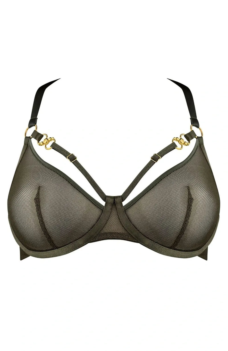 Sheer Lingerie Bordelle Bras Neda Balconette Wire Bra