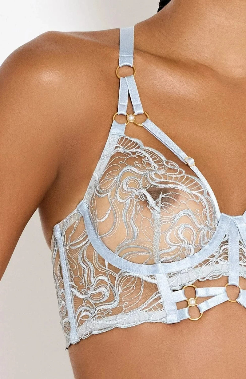 Sheer Lingerie Bordelle Bras Pearl Bodice Bra