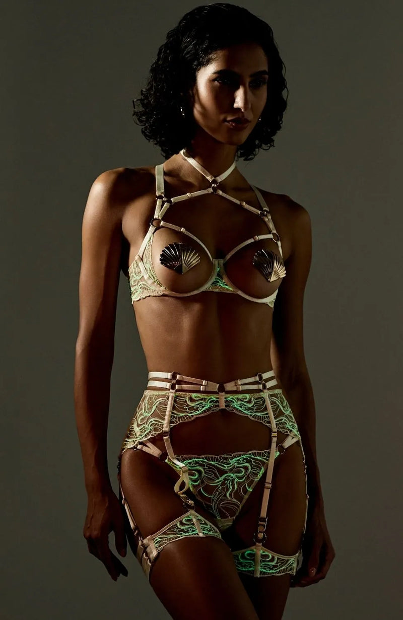 Sheer Lingerie Bordelle Bras Pearl Ouvert Wire Bra