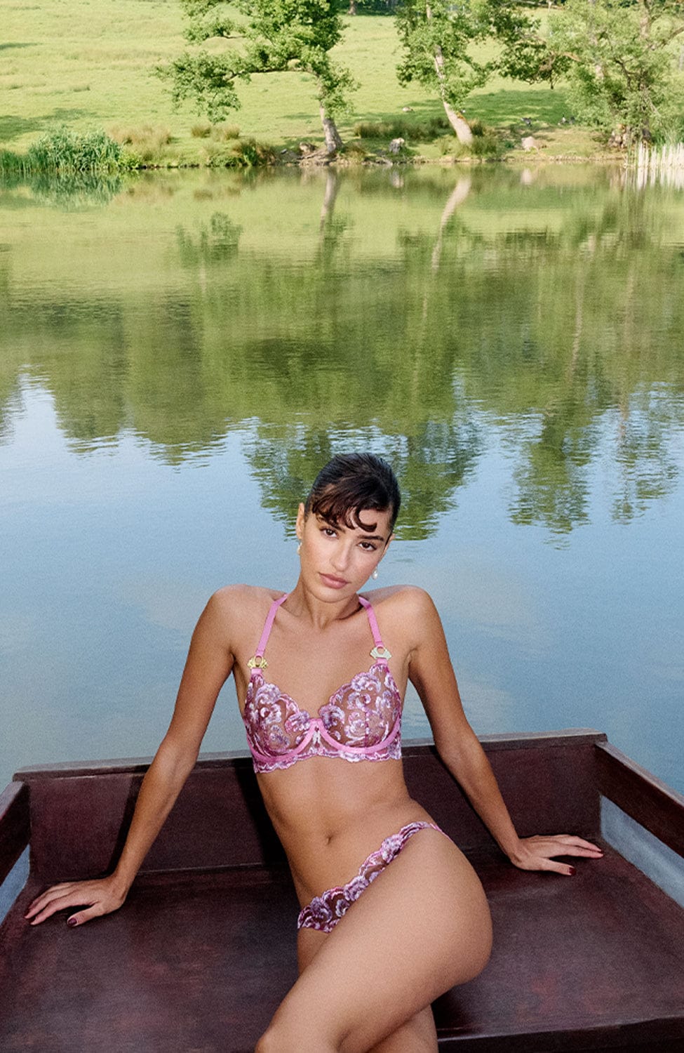 Sheer Lingerie Bordelle Bras Siren Balconette Wire Bra