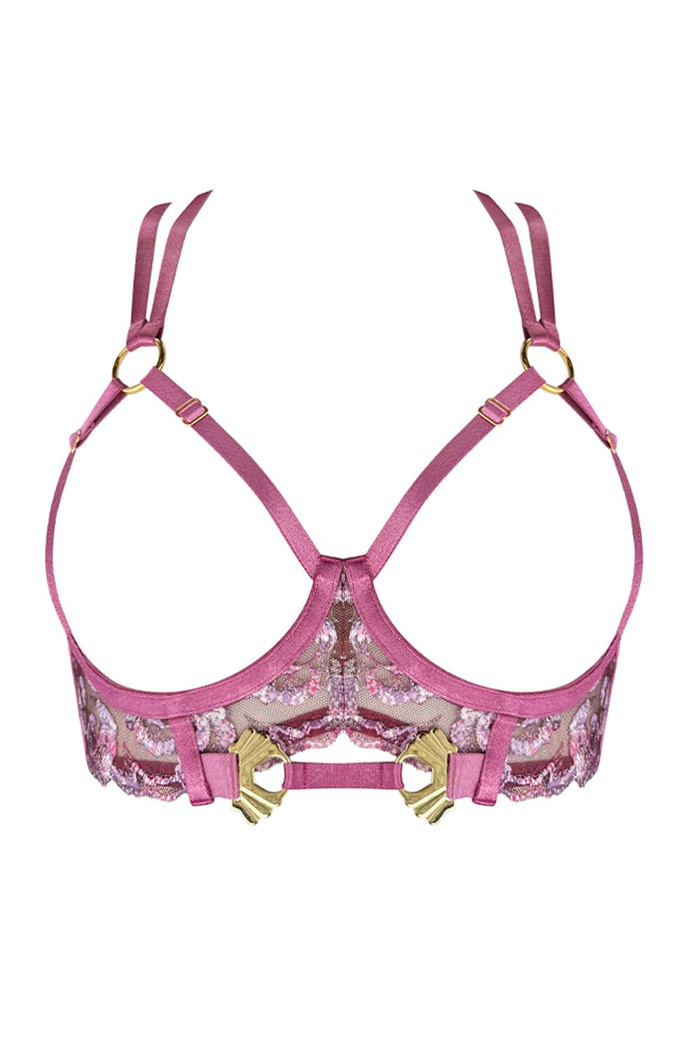 Sheer Lingerie Bordelle Bras Siren Ouvert Wire Bra