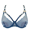 Sheer Lingerie Bordelle Bras Denim / 2501 / 1 Tierra Balconette Wire Bra