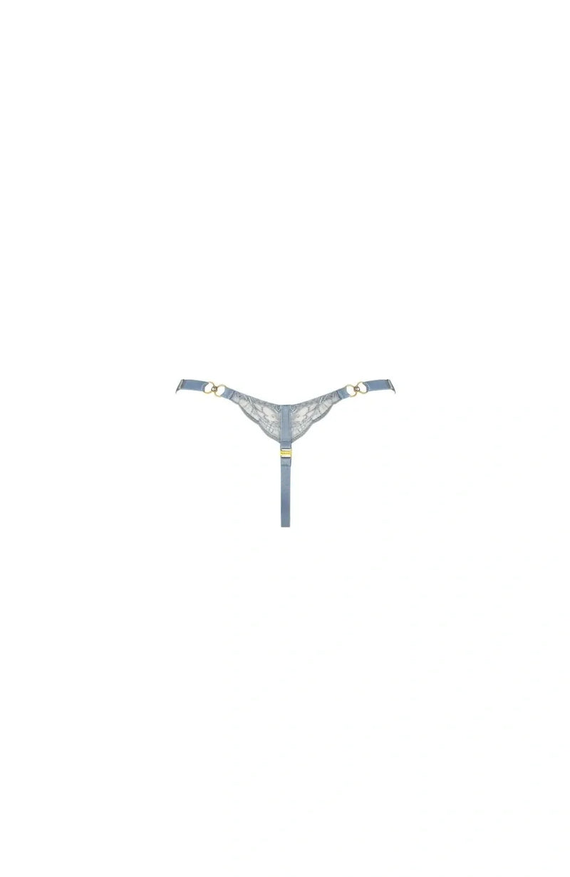 Sheer Lingerie Bordelle Underwear Pearl Strap Thong