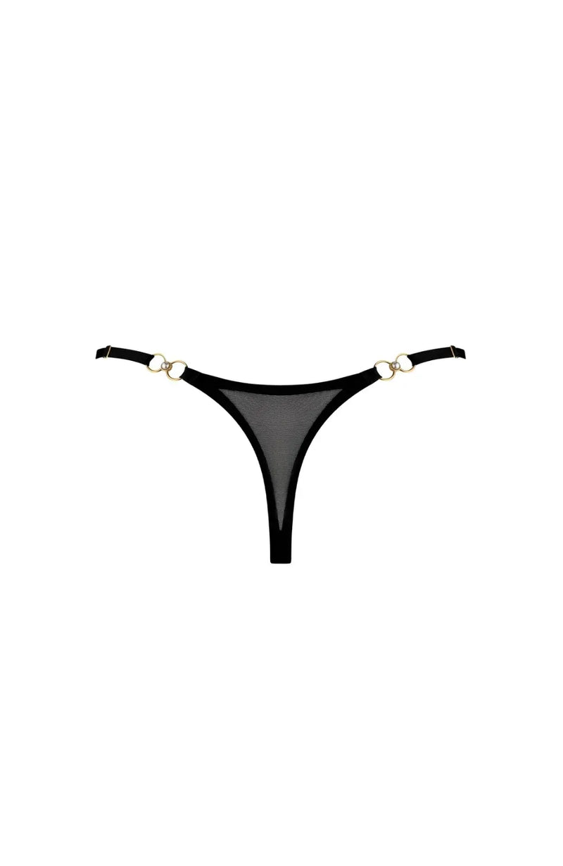 Sheer Lingerie Bordelle Underwear Pearl Thong