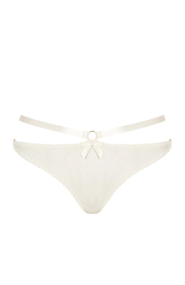 Sheer Lingerie Bordelle Underwear Cream / 9001 / XS Signature Harness Thong