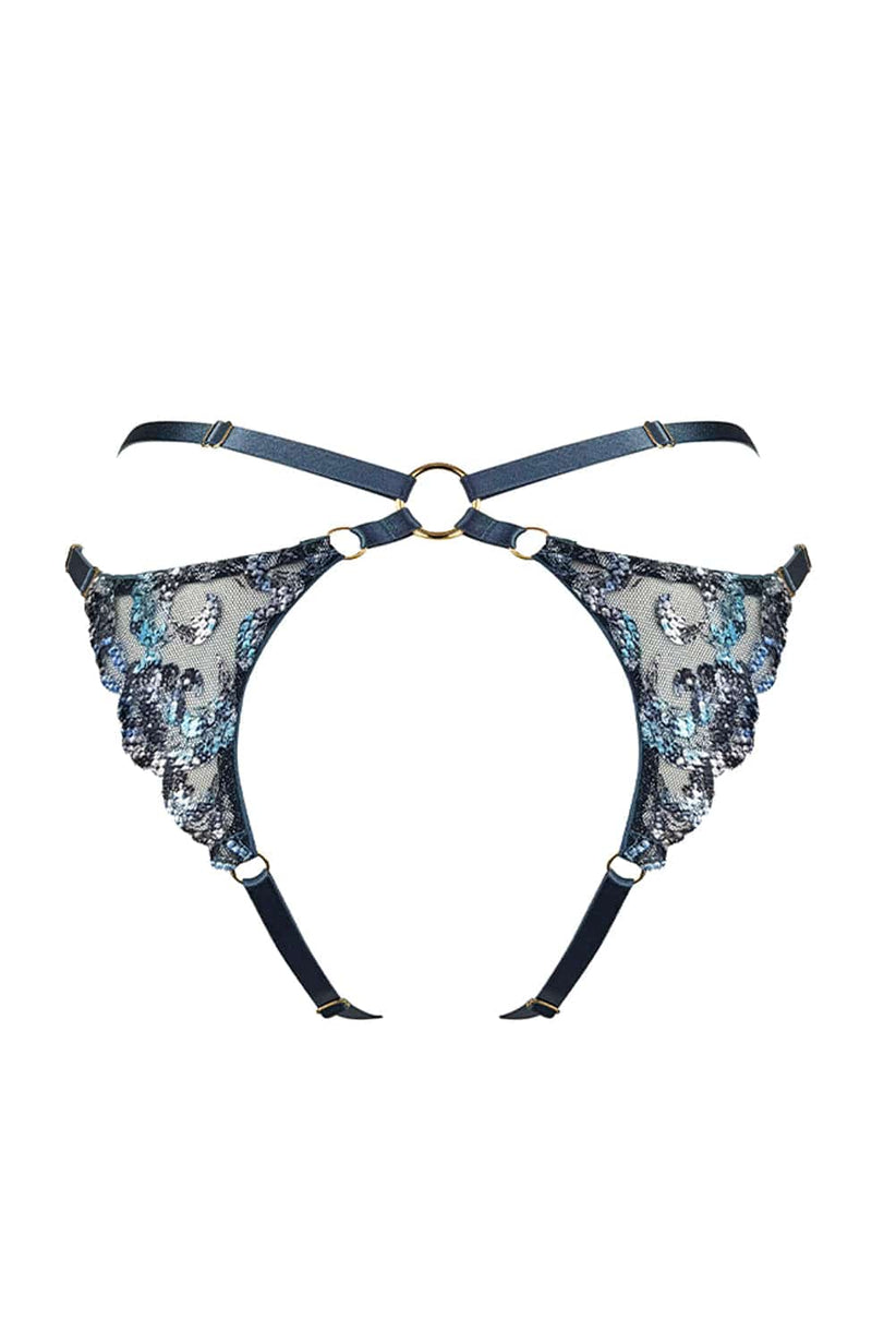 Siren Open Back Brief-Underwear-Bordelle-SHEER, SHEER, Luxury lingerie brand, Luxury lingerie Hong Kong, Designer lingerie HK, Designer lingerie online, International luxury lingerie, Luxury lingerie gift ideas, buy lingerie online, Designer lingerie global delivery, Luxury lingerie shipping to Australia, Luxury lingerie shipping to Singapore