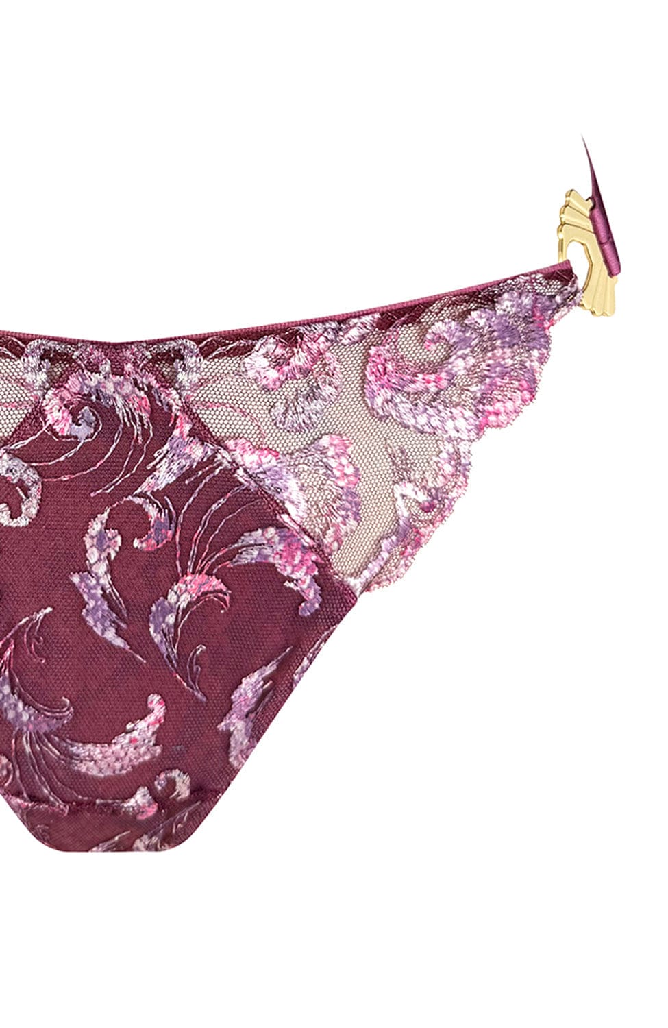 Sheer Lingerie Bordelle Underwear Siren Open Back Brief