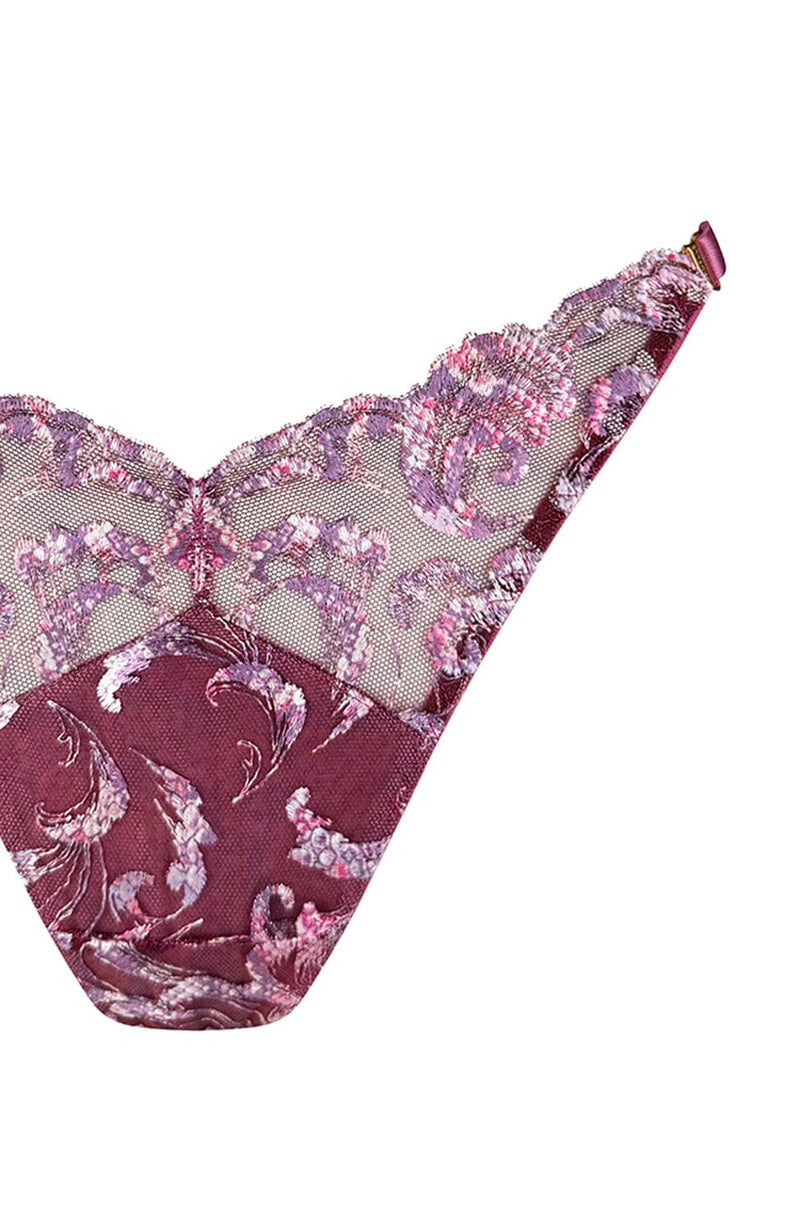 Siren Balconette Wire Bra and Strap Thong Set-Lingerie Sets-Bordelle-SHEER, SHEER, Luxury lingerie brand, Luxury lingerie Hong Kong, Designer lingerie HK, Designer lingerie online, International luxury lingerie, Luxury lingerie gift ideas, buy lingerie online, Designer lingerie global delivery, Luxury lingerie shipping to Australia, Luxury lingerie shipping to Singapore