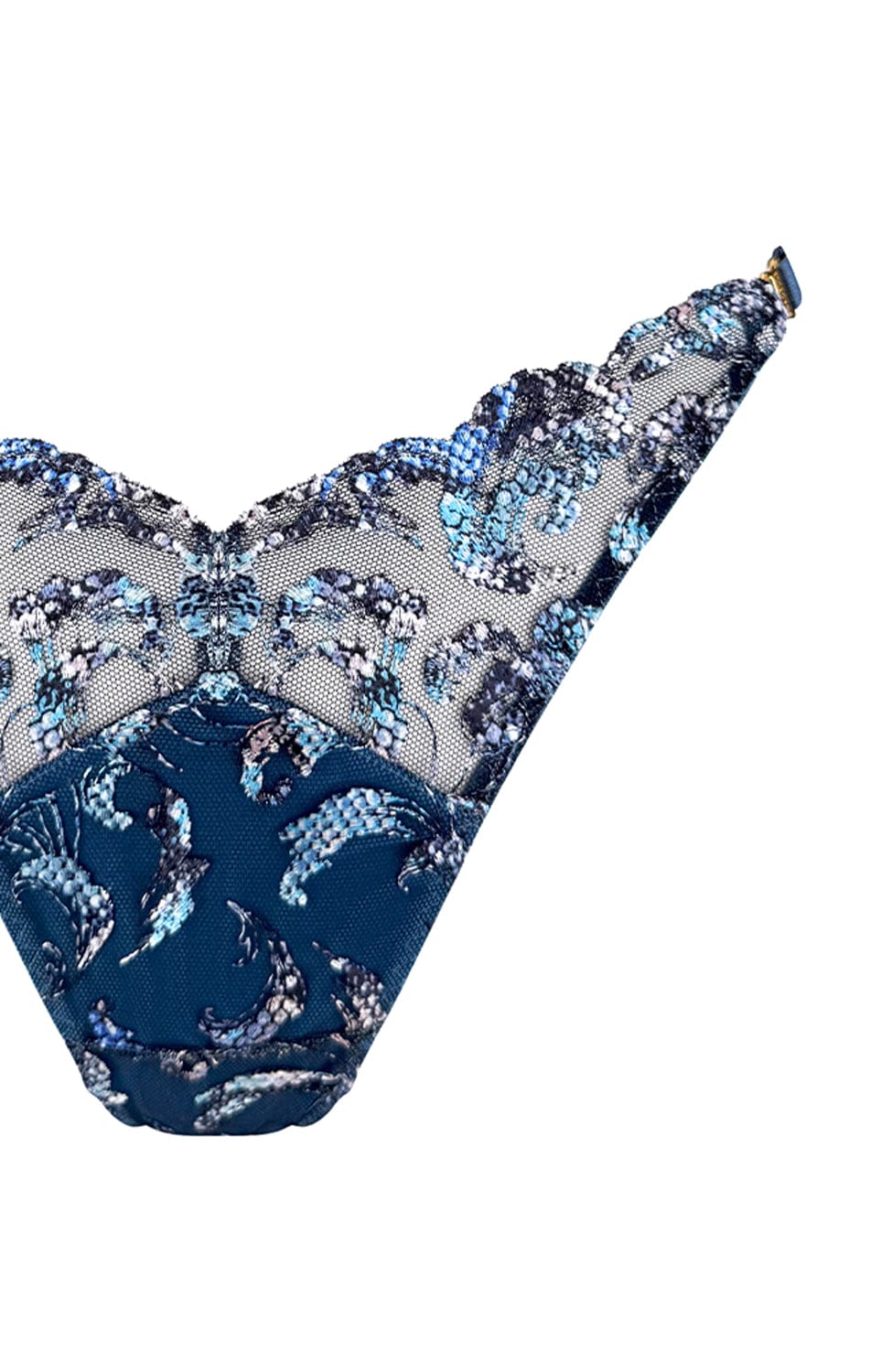 Sheer Lingerie Bordelle Underwear Siren Strap Thong