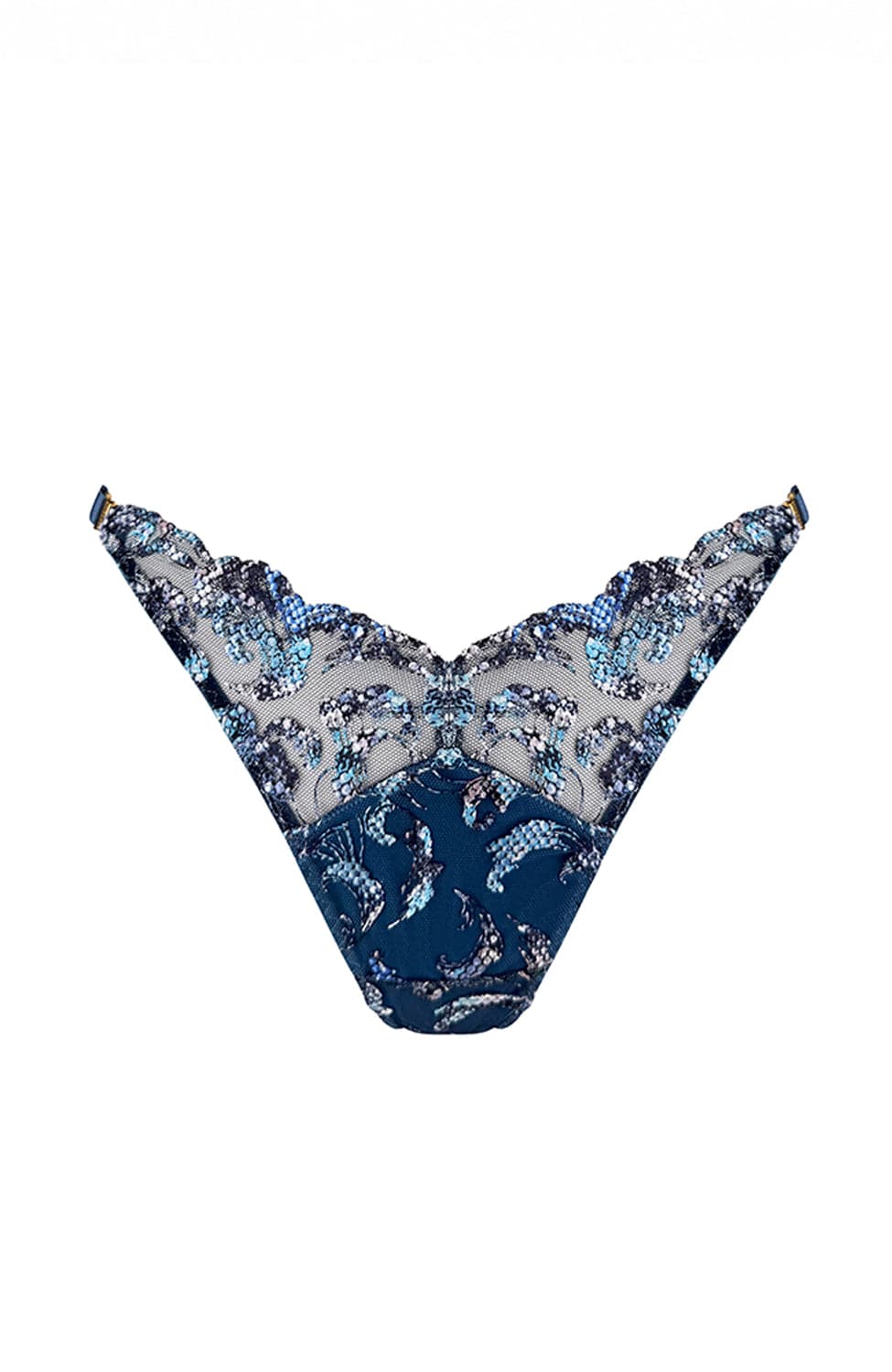 Sheer Lingerie Bordelle Underwear Siren Strap Thong