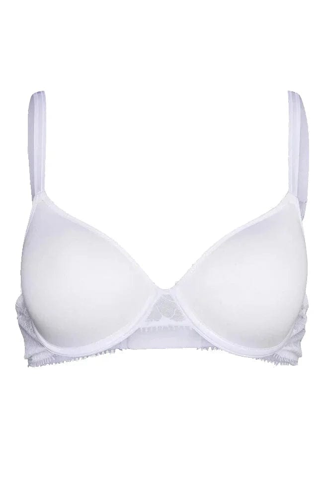 Sheer Lingerie Chantelle Bras White / 32B Day To Night Covering Memory Bra
