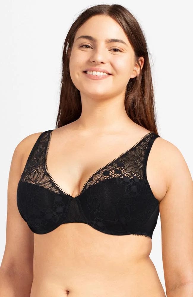 Sheer Lingerie Chantelle Bras Day to Night Plunge Spacer Bra
