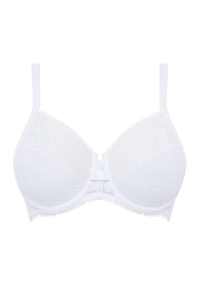 Sheer Lingerie Chantelle Bras White / 32A Day To Night Very Covering Underwire Bra