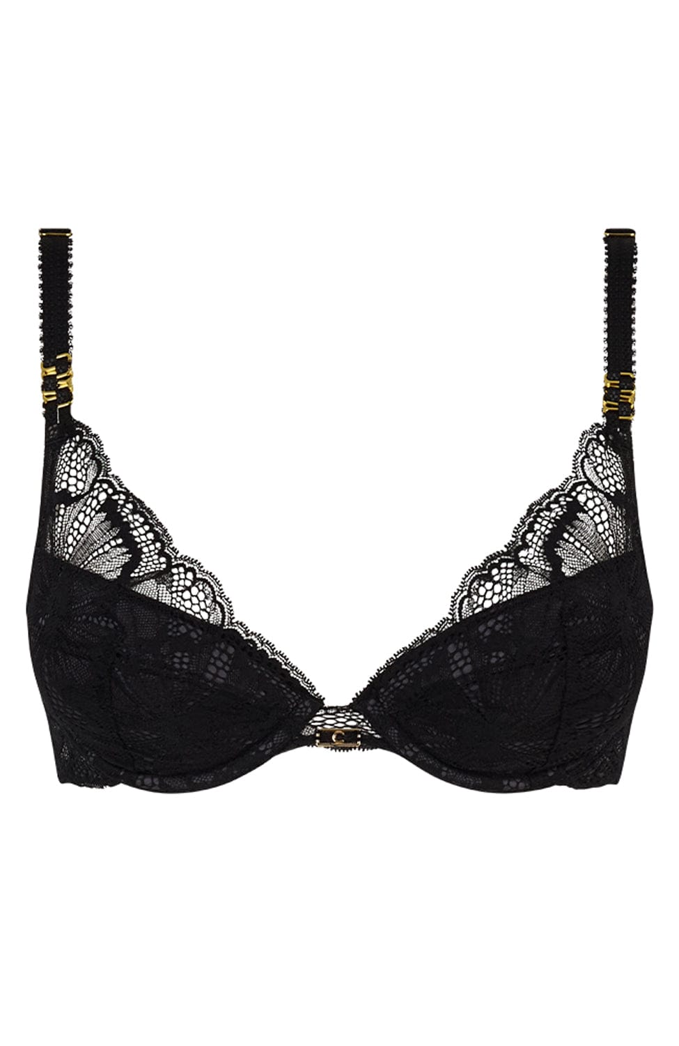 Sheer Lingerie Chantelle Bras Black / 32A Muse Push Up Bra