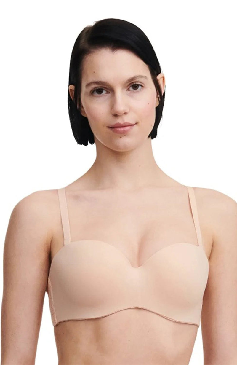 Norah Bandeau Strapless Bra-Bras-Chantelle-SHEER, SHEER, Luxury lingerie brand, Luxury lingerie Hong Kong, Designer lingerie HK, Designer lingerie online, International luxury lingerie, Luxury lingerie gift ideas, buy lingerie online, Designer lingerie global delivery, Luxury lingerie shipping to Australia, Luxury lingerie shipping to Singapore