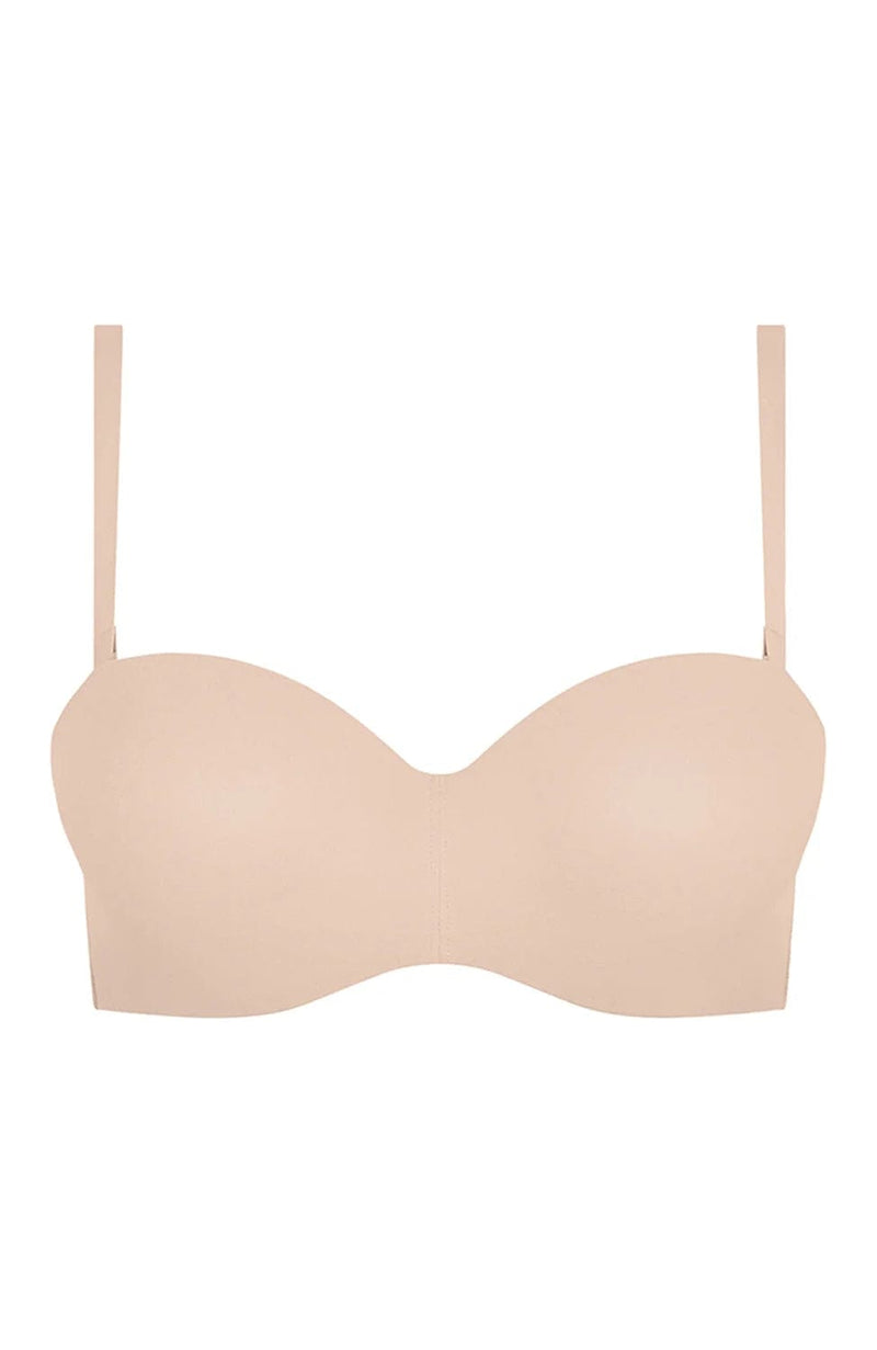 Norah Bandeau Strapless Bra-Bras-Chantelle-SHEER, SHEER, Luxury lingerie brand, Luxury lingerie Hong Kong, Designer lingerie HK, Designer lingerie online, International luxury lingerie, Luxury lingerie gift ideas, buy lingerie online, Designer lingerie global delivery, Luxury lingerie shipping to Australia, Luxury lingerie shipping to Singapore