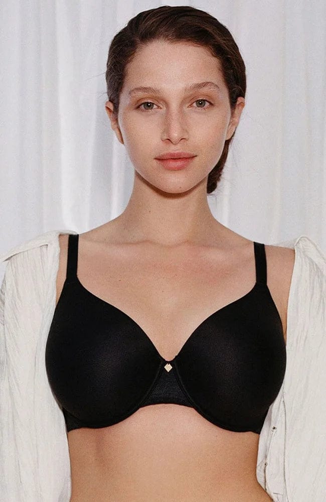 Norah Chic Covering T-Shirt Bra-Bras-Chantelle-SHEER, SHEER, Luxury lingerie brand, Luxury lingerie Hong Kong, Designer lingerie HK, Designer lingerie online, International luxury lingerie, Luxury lingerie gift ideas, buy lingerie online, Designer lingerie global delivery, Luxury lingerie shipping to Australia, Luxury lingerie shipping to Singapore