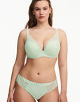 Sheer Lingerie Chantelle Bras Orangerie Dream Plunge T-Shirt Bra