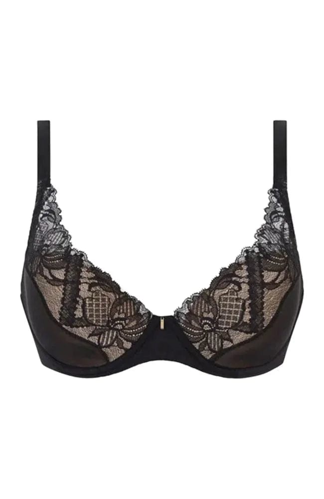 Sheer Lingerie Chantelle Bras Black / 9001 / 32A Orangerie Dream Plunge T-Shirt Bra