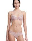Sheer Lingerie Chantelle Bras Orchids Covering Underwired Bra
