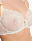 Sheer Lingerie Chantelle Bras Orchids Covering Underwired Bra
